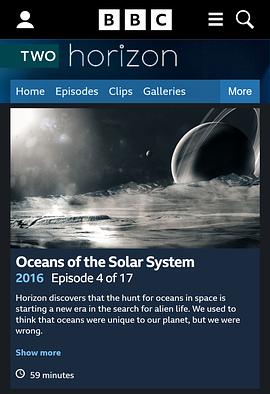 地平线系列：太阳系的海洋
